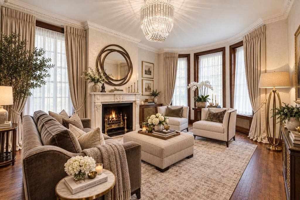 Grand 7BR Marble Arch House | Library & A/C